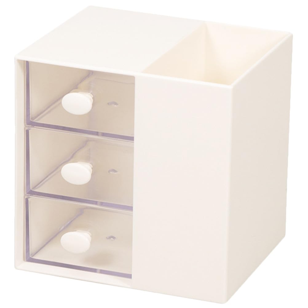 DOITOOL Multifunktionaler Schreibtisch-Organizer mit Schublade, Stifthalter und Schreibwaren-Aufbewahrungsbox, kompakter Schreibtisch-Organizer für kleine Gegenstände, platzsparende Tischaufbewahrung