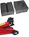 Produktbild 100x100x50mm mit V-Nut/Waffel/Aussparung Gummiauflage Gummi-Unterlage Auflage Wagen-Heber Hebebühne eckig Auto Klotz Rangier-Wagenheber Puffer Reifen Reifenwechsel LKW Räder KFZ Tuning Zubehör