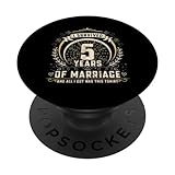 Photo Gallery celebrate 5th years of wedding anniversary vintage his/her popsockets popgrip intercambiabile Photo Gallery celebrate 5th years of wedding anniversary vintage his/her popsockets popgrip intercambiabile