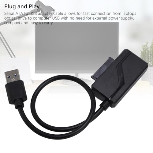 Cable Adaptador Serial ATA a USB para CD ROM miniatura 4