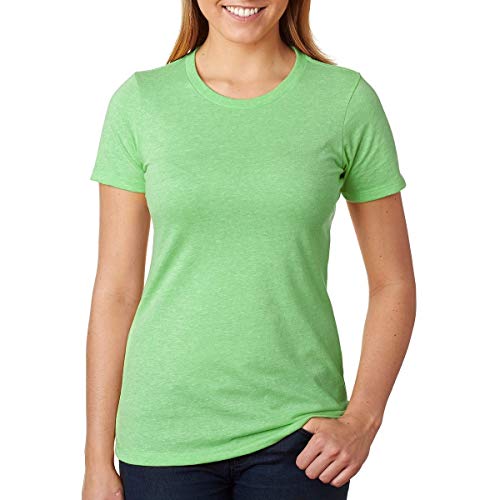 Image of Next Level Apparel Women's CVC Crewneck T-Shirt, Lush, X-Large