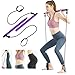 Surplex Pilates Bar Kit mit Widerstandsband, Bodybuilding Yoga Pilates Stick mit Fußschlaufe, Ideal für zu Hause Ganzkörpertraining, Fitnessstudio, Gewichtheben, Sit-Up, Stretch, Sculpt, Twisting