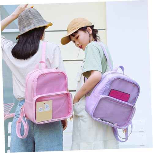 Mochila transparente elegante para adolescentes que buscan comodidad y orden visual 2