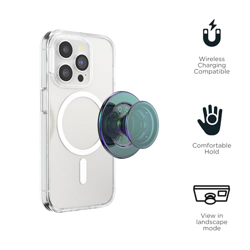 PopSockets Phone Grip for MagSafe, Magnetic Holder, Phone Stand, Green - Nightshade - Image 4