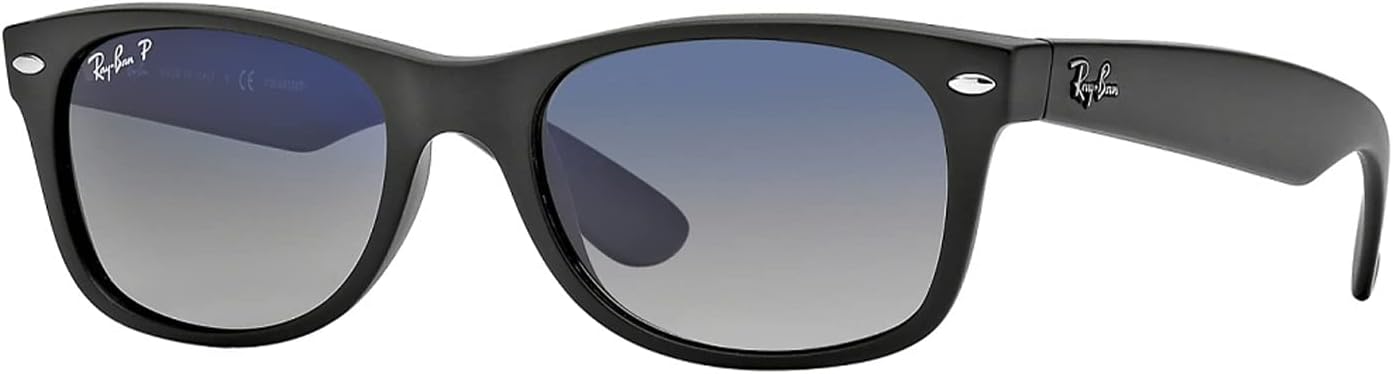 Matte Black/ Blue Gradient Grey Polarized