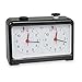 DFX Timer per Scacchi Dell'Orologio Meccanico,di Scacchi Analogico retrò Orologio Meccanico in Legno,Conto alla Rovescia Timer per Il Gioco da Tavolo per Giochi da Tavolo
