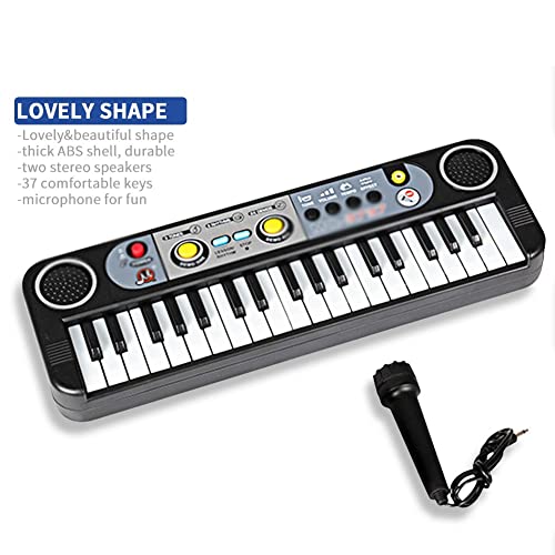 WJCCY 37 Jeux de Musique clés Enfants Electronic Piano Jouets Cadeau Synthétiseur Instrument Pianos Keybaord (Color… - Les Beatles, Paul McCartney, John Lennon, RIngo Starr, George Harrison WJCCY 37 Jeux de Musique clés Enfants Electronic Piano Jouets Cadeau Synthétiseur Instrument Pianos Keybaord (Color… – Image 3