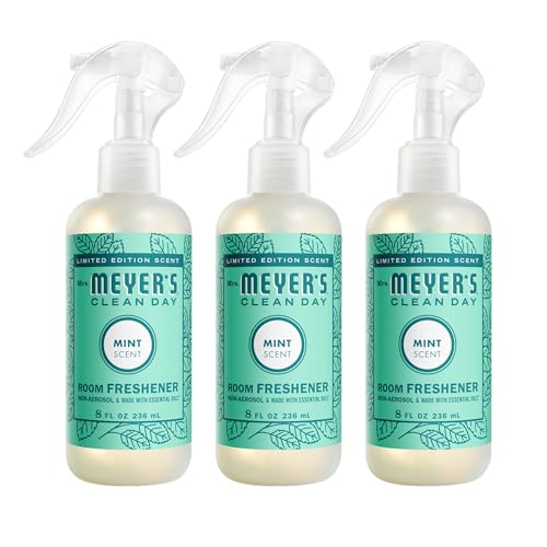 MRS. MEYERS CLEAN DAY Room Spray Mint Scent 8 Fl Oz Bottle - 3 Pack