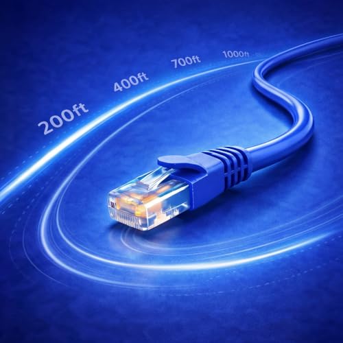 Cable ethernet Cat6 exterior 305 m UTP con carrete de madera miniatura 5