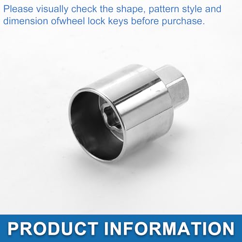 Image of Car Wheel Lock Lugnut Type R Anti-theft Screw Nut Removal Key Socket for Land Rover Range Rover Evoque Freelander