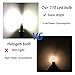 Kitchasy T10 194 Bulbs, Extremely Bright White Light Led 2825 W5W 175 168 Bulb for Dome Map Courtesy Trunk Tail Light, License Plate Lights, 12pcs
