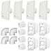 Cen-Tec Systems 92817 4 Inlet Central Vacuum Installation Kit White