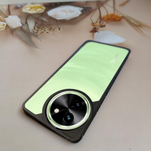 Image of AIBEX Crystal Clear Back Case Compatible with Vivo T3x 5G / Vivo Y58 5G Back Cover Case | 360 Degree Protection | Shock Proof Design | Transparent Back Cover (PC & TPU, Bumper)