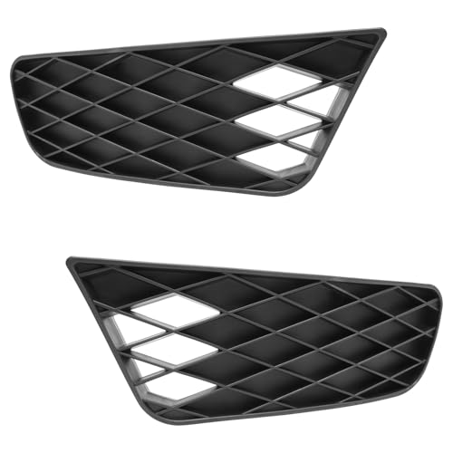 Image of BXZ Front Bumper Insert Outer Grille Fog Light Lamp Cover Bezel Pair For 2009 2010 2011 Honda Civic(Not For 2DR)