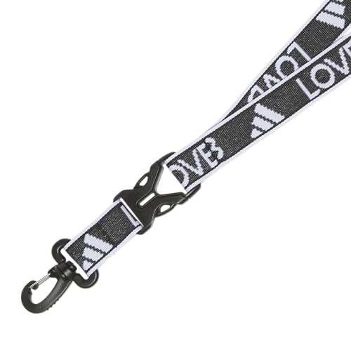 Image of adidas Unisex Adult Lanyard for Keys, ID Badge Holder, Keychain with Breakaway Buckle