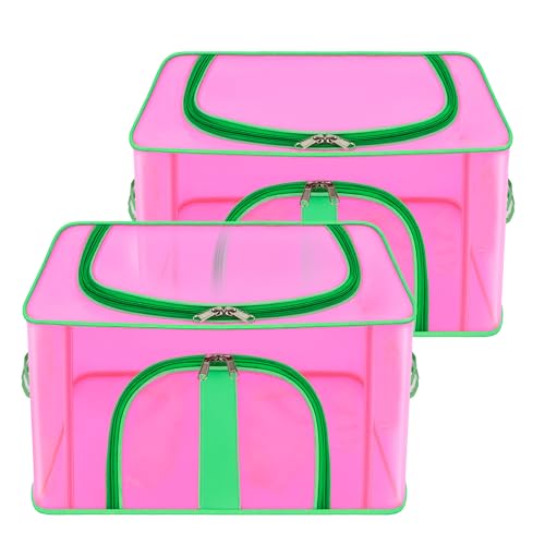 Storite 2 Pack Nylon 33 L PVC Transparent Moisture Proof Storage ...