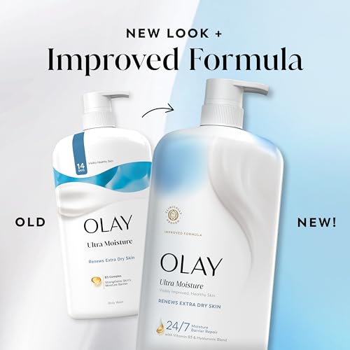 Olay Body Wash for Women, Ultra Moisture, Renews Extra Dry Skin, 24/7 Moisture Barrier Repair, Hydrating Formula for Visibly Healthy Soft Skin, Vitamin B3 & Hyaluronic Blend, All Skin Types, 29 fl oz - image 8