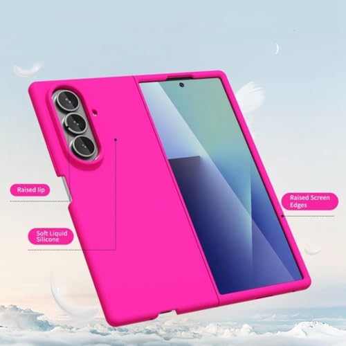 Étui silicone liquide Samsung Z Fold 7 anti-choc blanc