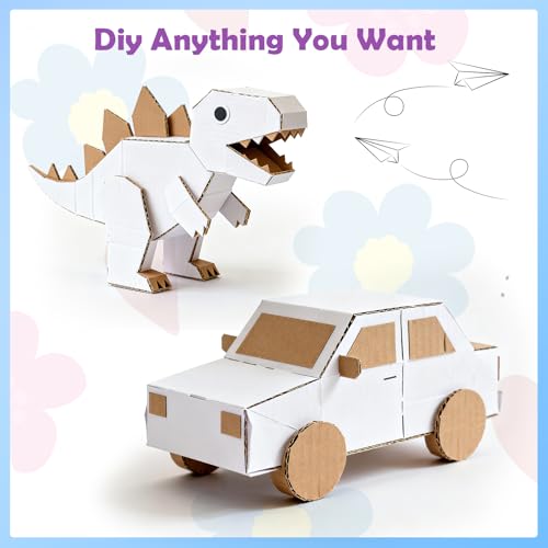 Image of RLAVBL 200 Pack 3.5x4.5 White Corrugated Cardboard Sheets, Flat Cardboard Inserts for Shipping, Mailing, Packing, DIY Crafts