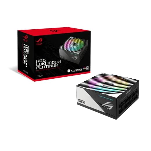 ASUS ROG Loki SFX-L 1000W Platinum (Fully Modular Power Supply, 80+ Platinum, 120mm PWM ARGB Fan, Aura Sync, ATX 3.0 Compatible, PCIe 5.0 Ready, 10 Year Warranty)