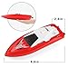 JJRC RC Boats for Pools and Lakes Remote Control Boats for Kids Adults 2.4Ghz Radio Controlled Boat Self Righting Rechargeable 10km/h High Speed Race Boat Toys Gifts for Boys Girls(Red)
