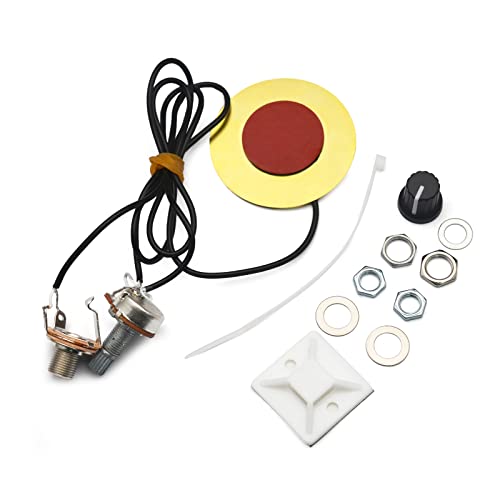 Maxcheer 50Mm Guitar Pickup Piezo Transducer Prewired Amplifier With Volume Control And 6.35Mm Output Jack For Acoustic Guitar Ukulele #TOP20