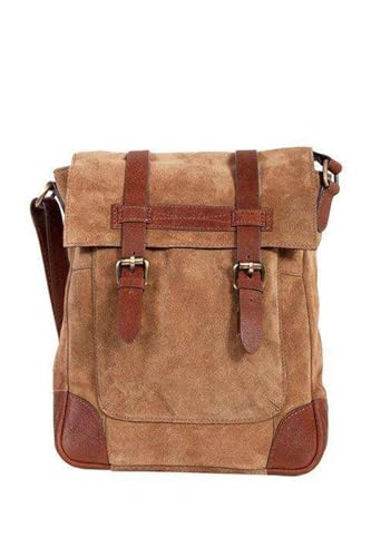 Scully Unisex Suede Messenger Bag - 934
