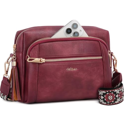 Image of Vegan Leather Crossbody Bags for Women Anti theft Purses and Handbag