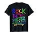 Funny Testing Teacher Rock The Test Teaching Student T-Shirt