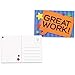 Juvale 96-Pack Teacher Postcards for Students, Positive Postcards for Kids, 12 Designs, Classroom Supplies, Encouragement Notes, Good News from School, Motivational Postcards Set, 6 x 4 inches