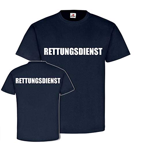 T-shirt de sauvetage Rettungsserviter bleu M : un cadeau original pour homme