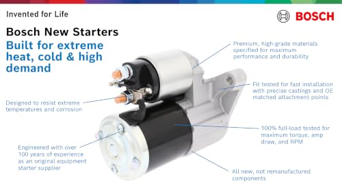 BOSCH SR6559N Premium 100% New Starter - Construido para Condiciones Extremas miniatura 7