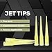 Jet Glue Tips - Fits all Jet Glue Bottles - Provides Mess Free Application - Glue Tips with Multipurpose Use