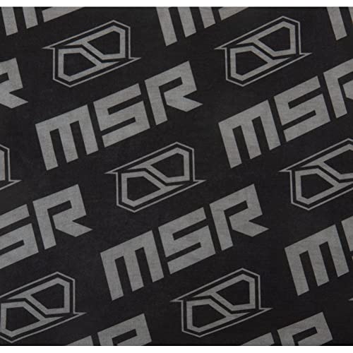 MSR Logo Neck Gaiter Black/Grey One Size Fits All3