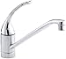 KOHLER 15175-FL-CP Coralais(R) Single-Hole Sink 10" spout and Loop Handle Kitchen Faucet, Polished Chrome