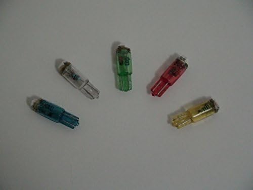Two Brilliant Blue High Power T5, 18, 37, 73, 74, W1.2W LED Light Bulbs