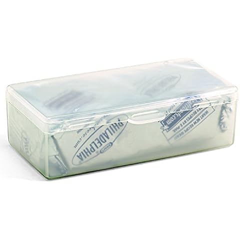 Home-X Cream Cheese Container - BPA Free Dairy, Butter and Cream Cheese Storage Container for Fridge - Airtight, Dishwasher Safe Cheese Keeper for Counter-top, Pantry and Outdoors Cover