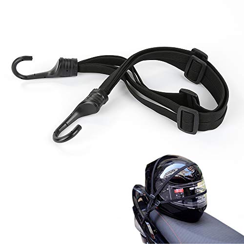 Corda elástica para capacete MEISI, gancho universal de corda de borracha para capacete de motocicle