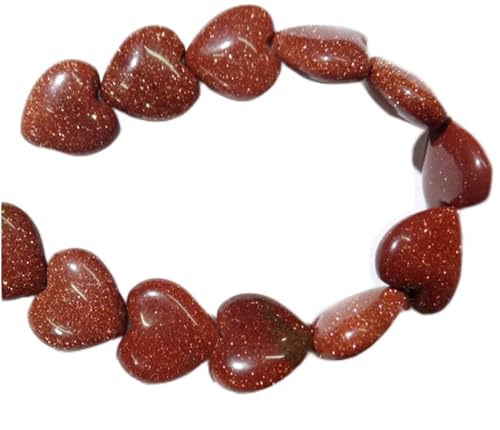 Crystal naturel et quartz 16mm perle coeur pour fabriquer un collier de plage