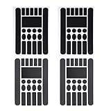 COYUN 4 Pcs Rahmenschutzfolie Fahrrad Carbon Aufkleber, Fahrrad Schutzfolie, Lackschutzfolie Fahrrad, Schutzfolie Fahrradrahmen, Fahrrad Schutz Lackschäden Rahmen Aufkleber, Für Fahrrad, Mountainbike