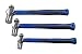 Produktbild US PRO B1665 3-teiliges Kugelhammer-Set, 8 16 907 g TPR-Griff