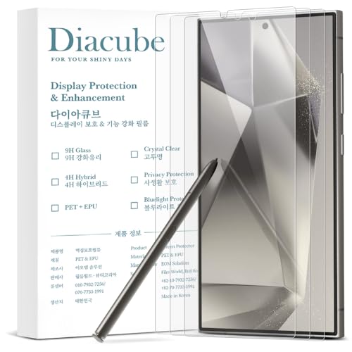 Diacube 3-Pack Paperfeel Anti-Glare Matte Screen Protector for Samsung Galaxy Note 9, Anti-Fingerprint, Self-Healing, Highly Responsive Touch, Easy Installation with Alignment Jig