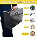 YIYITOOLS Fireproof Lock Box with Key and Combination Lock, Fire Safe Document Box, Portable Fireproof Waterproof Safe for Home,Office,Travel, Secure Storage for Documents,Jewelry,Passport,Cash