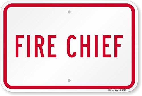 Panneau Fire Chief en aluminium 3M réfléchissant durable SmartSign