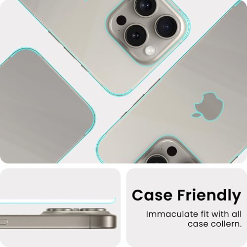 Image of ArmourPro Back Screen Protector for iPhone 15 Pro, Premium Ultra Thin TPU Back Membrane Guard, Bubble-Free, Edge to Edge Coverage, Fingerprint Friendly | Crystal Clear, 1 Pack