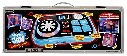 Little Tikes My Real Jam DJ Table - Speelgoed DJ Mixing Table met tas - vier speelmodi, volume knop, Bluetooth… - Image 6