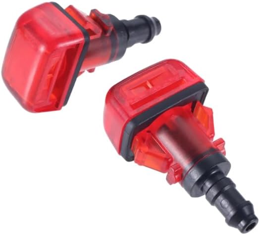 1Pc Plastic Car Rear Windshield Wiper Washer Jet Nozzle Fit for Honda Pilot MK2 2009-2015 Replacement Part 76850-SZA-A01 Red