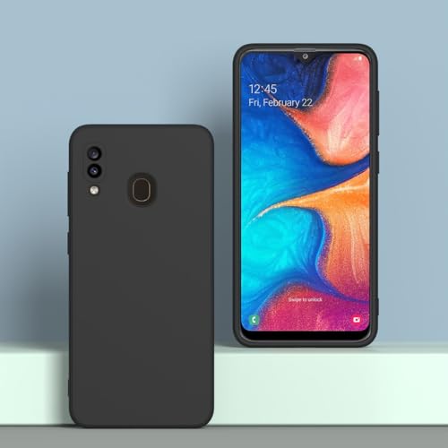 Image of for Samsung Galaxy A20 Case Black, A30 Case Scratch Resistant with Soft Touch, Slim Thin Phone Cover for Samsung Galaxy A20 A30
