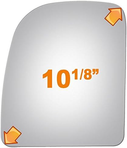 Upper Flat Driver Side Mirror Replacement Glass for 1999-2007 FORD F-250 SUPER DUTY