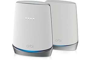 Orbi WiFi 6 Cable Modem Router + Satellite Extender, Covers 5000 sq....